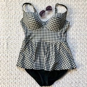 Torrid bathing suit gingham